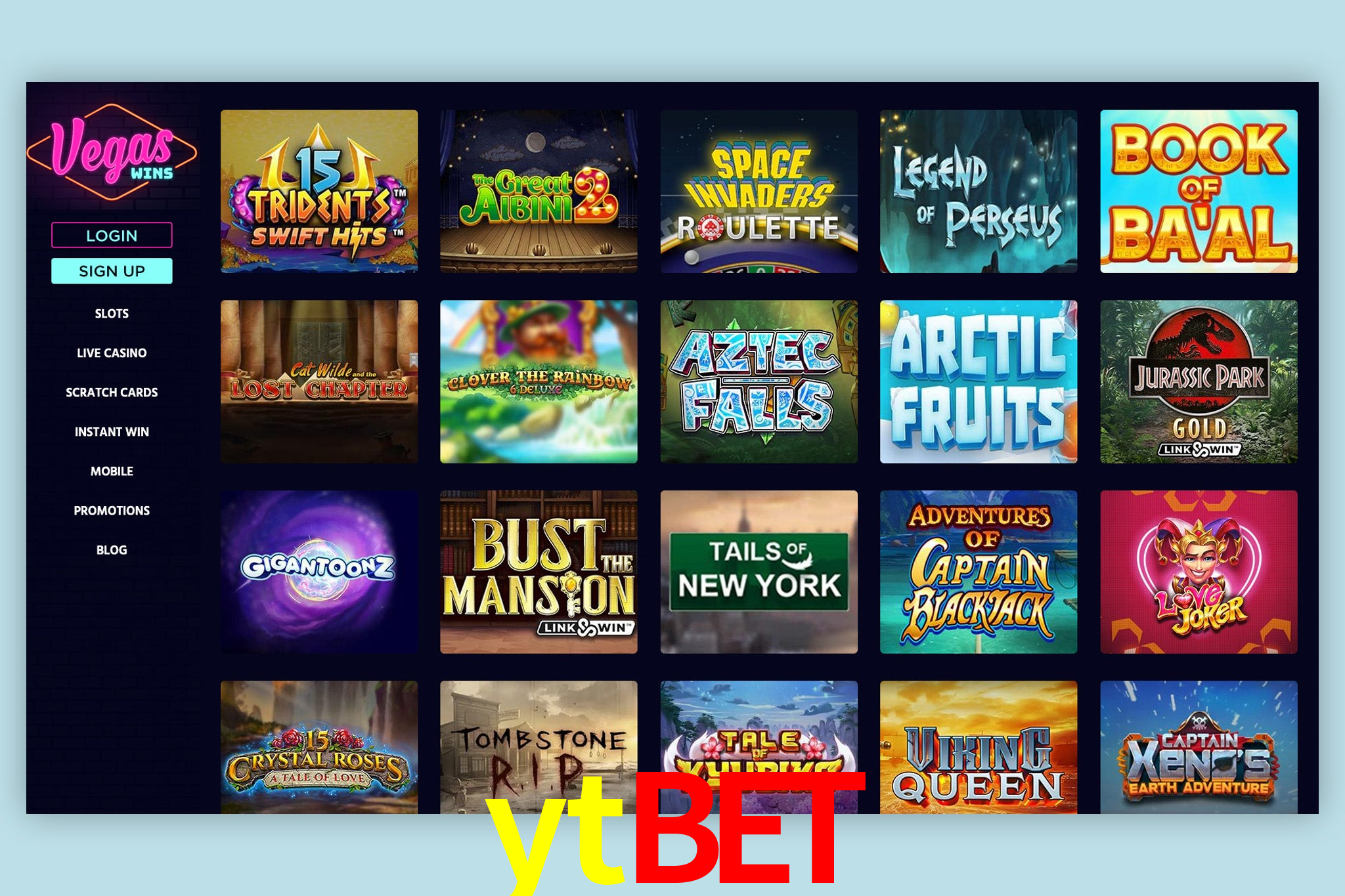 Game Providers ytbet